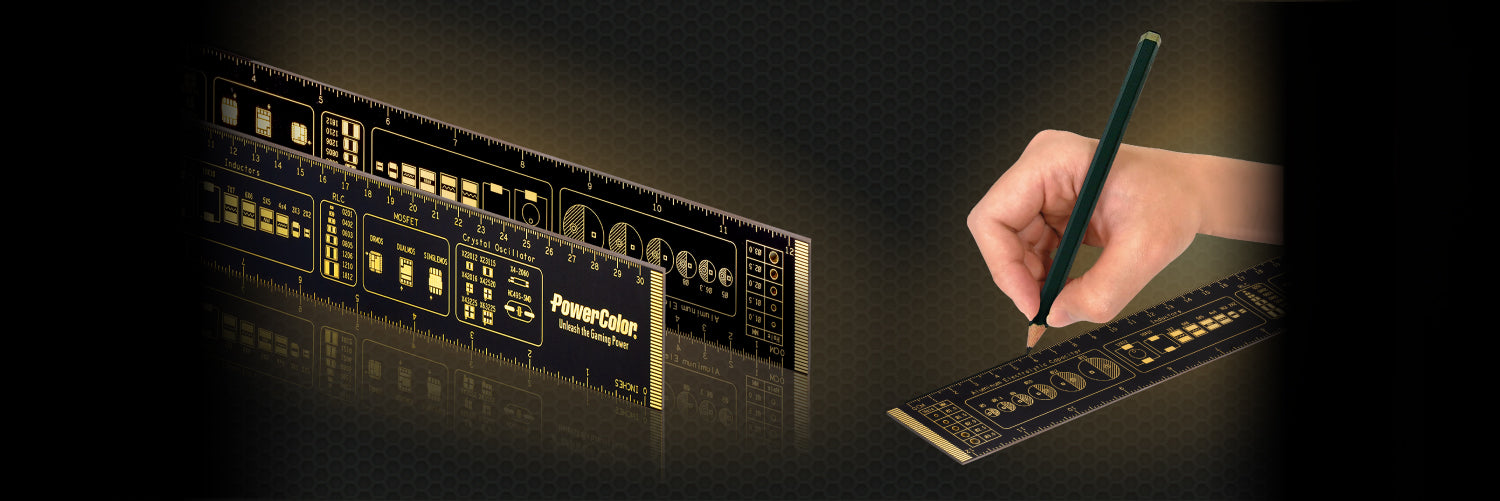 PowerColor PCB Ruler