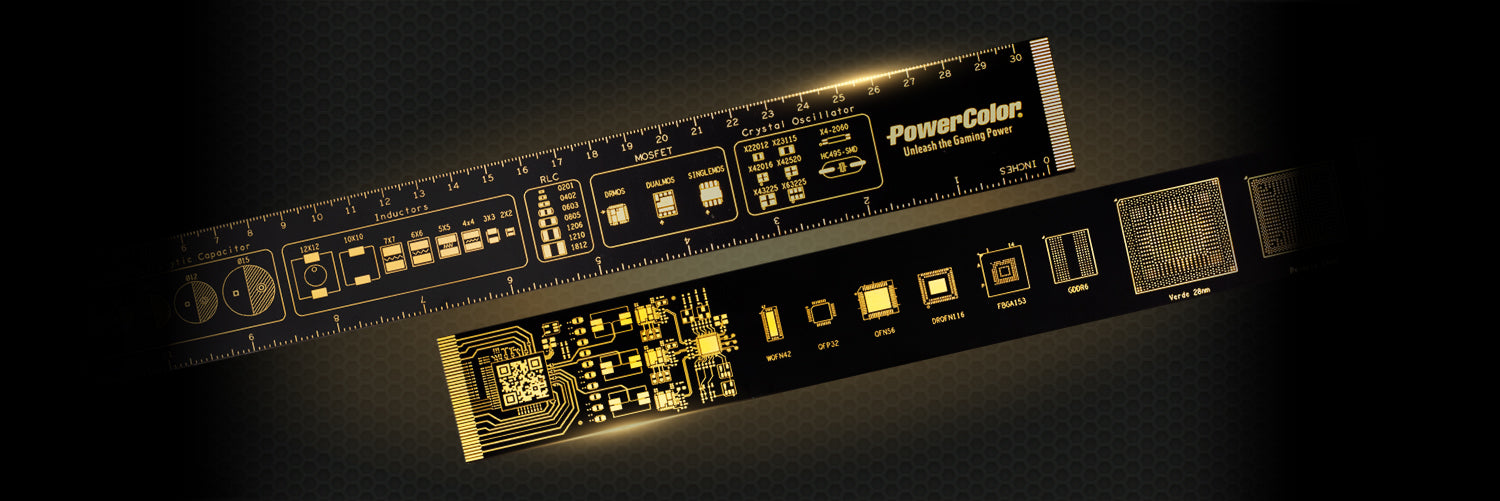 PowerColor PCB Ruler